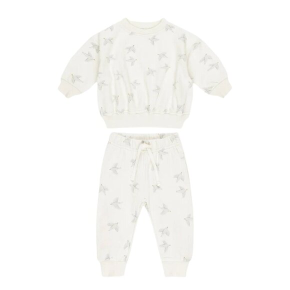 Quincy Mae Other - NWT - Quincy Mae ORGANIC Birds Sweat Set​​
